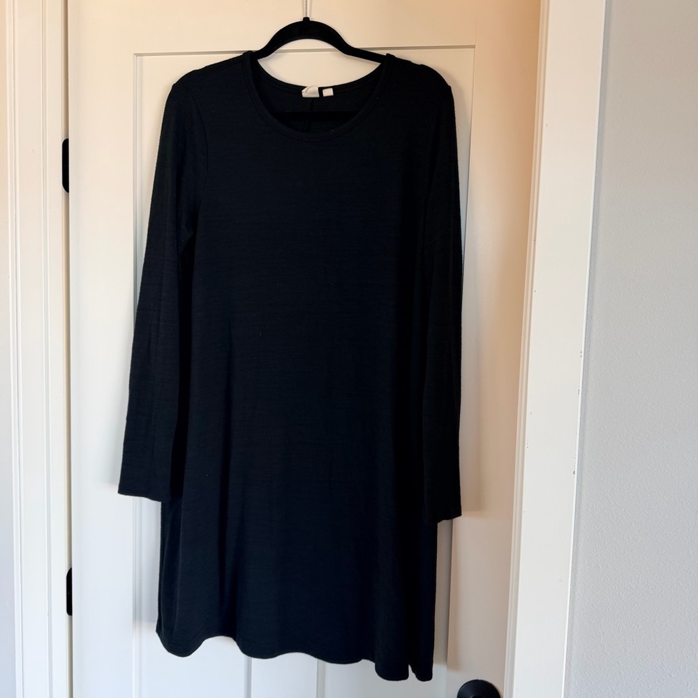 Gap Black Long sleeve Sweater Dress